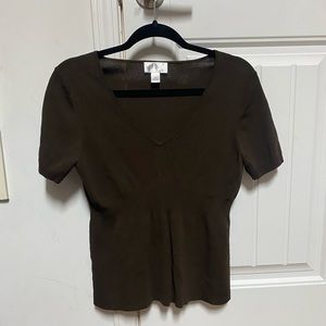 Brown LOFT blouse